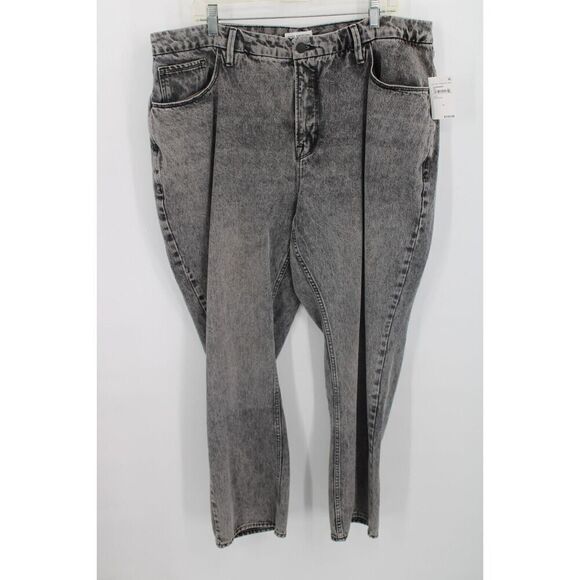 GOOD AMERICAN JEANS BLACK PLUS SIZE 18 NWT